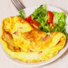 Omelette au jambon