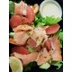 Salade repas au saumon 